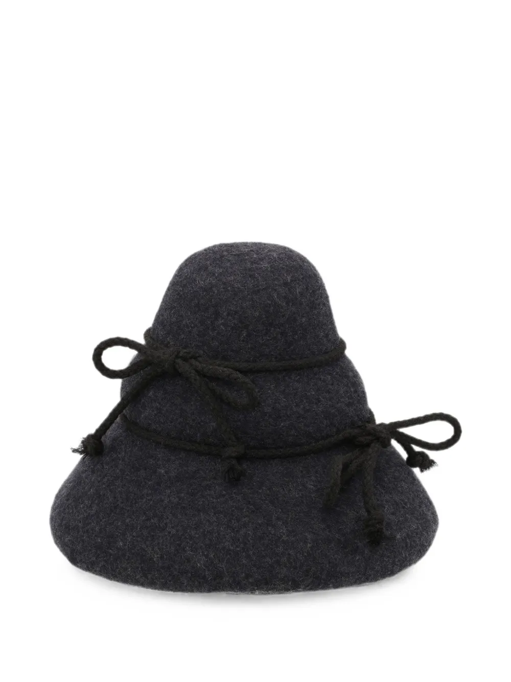 Henrik Vibskov Tower rope-tie hat - Grigio