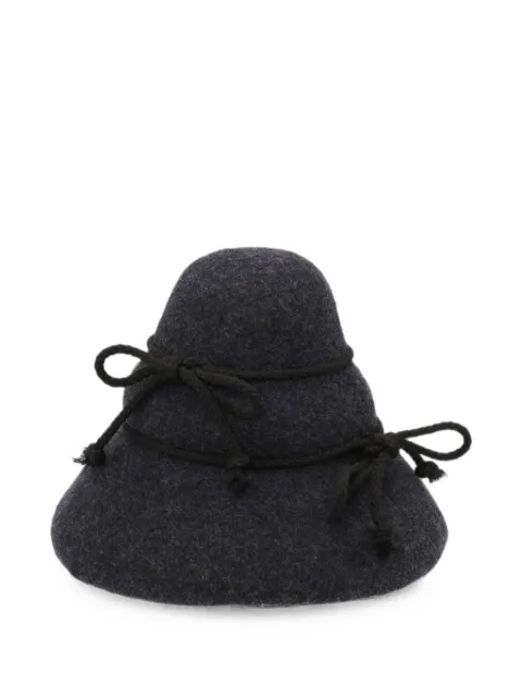 Henrik Vibskov chapeau Tower à cordons à nouer