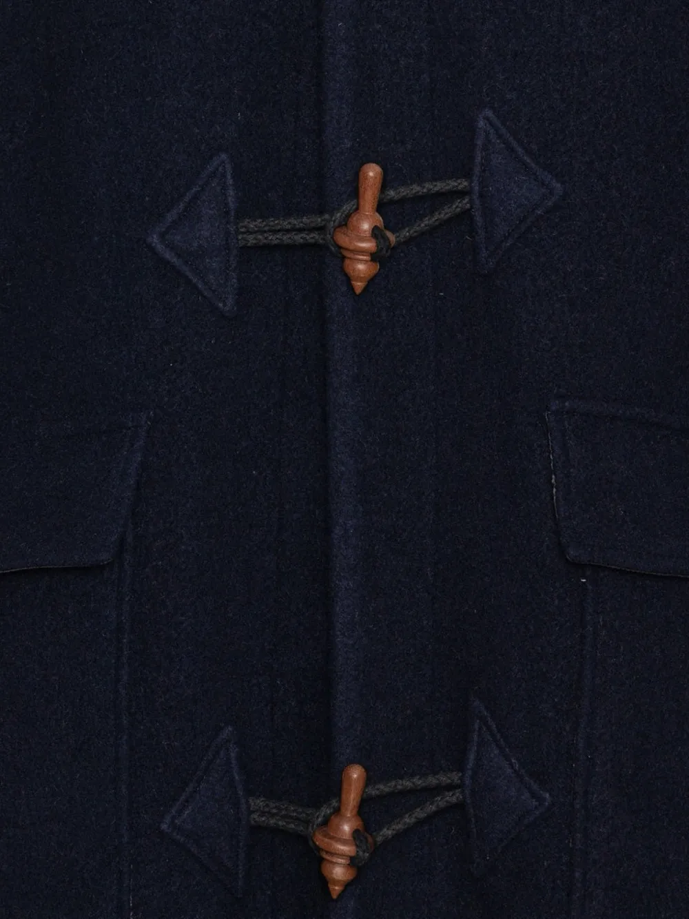 Henrik Vibskov Jas met houtje-touwtje sluiting Blauw