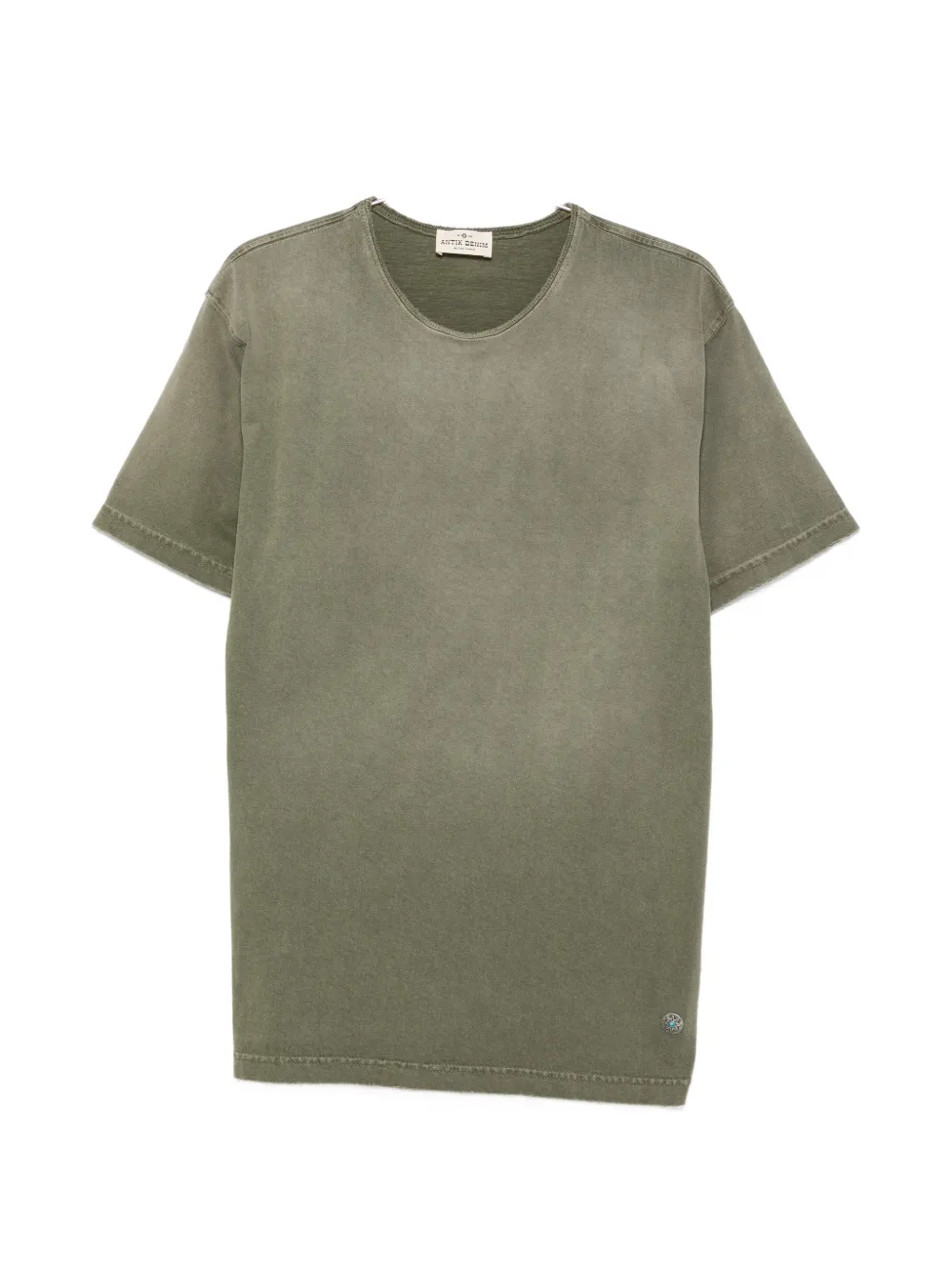 Antik Denim Logo-plaque T-shirt In Green