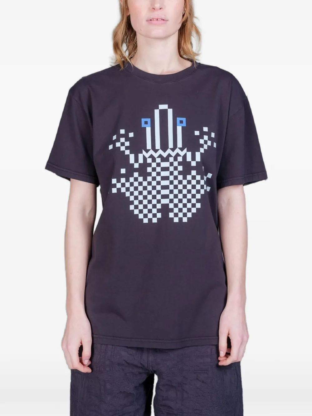 Henrik Vibskov Cross Stitch T-shirt Zwart