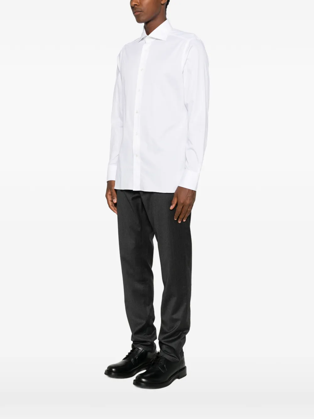 Zegna Button-down overhemd Wit