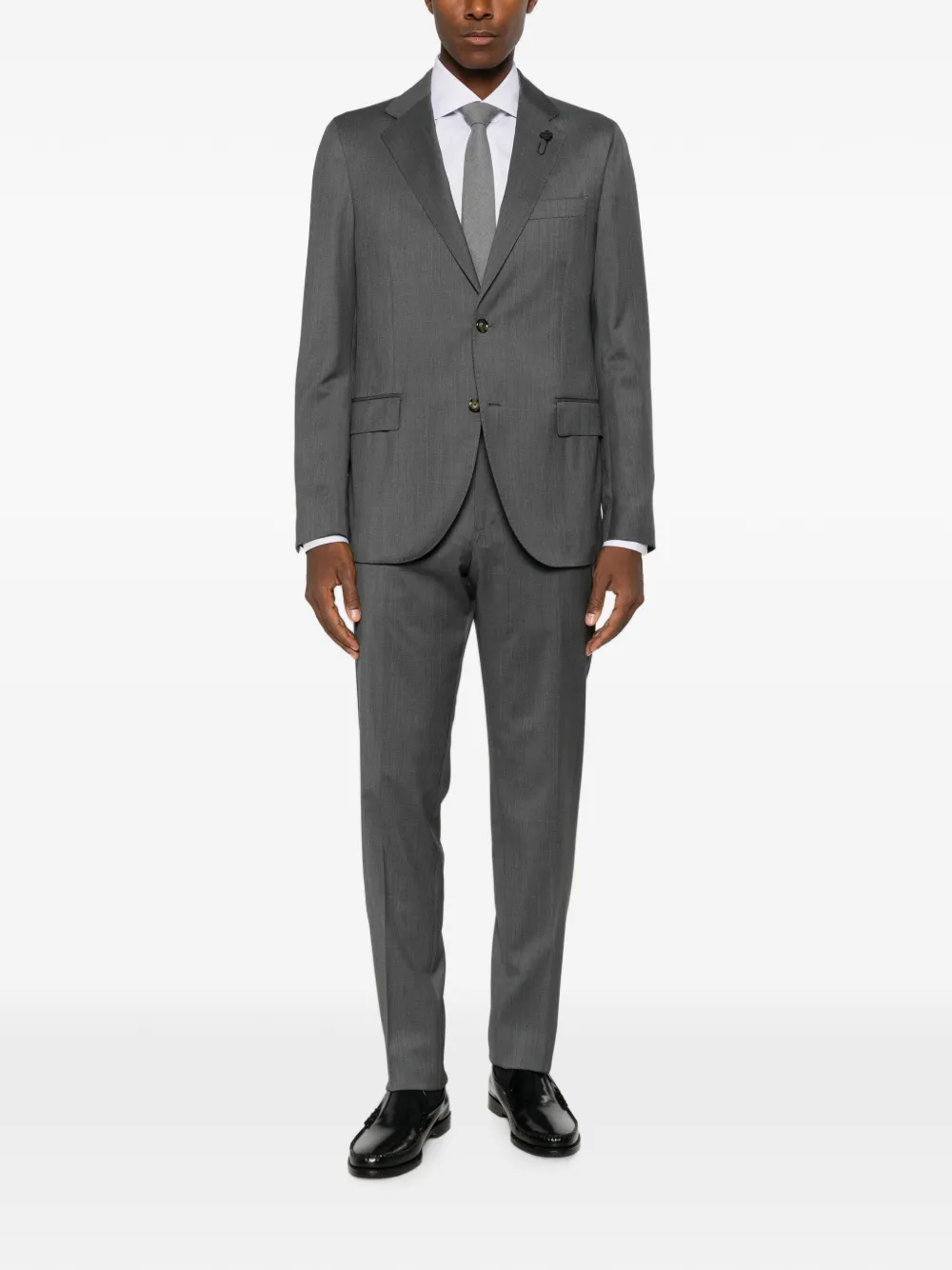 Zegna Overhemd met brede kraag Wit