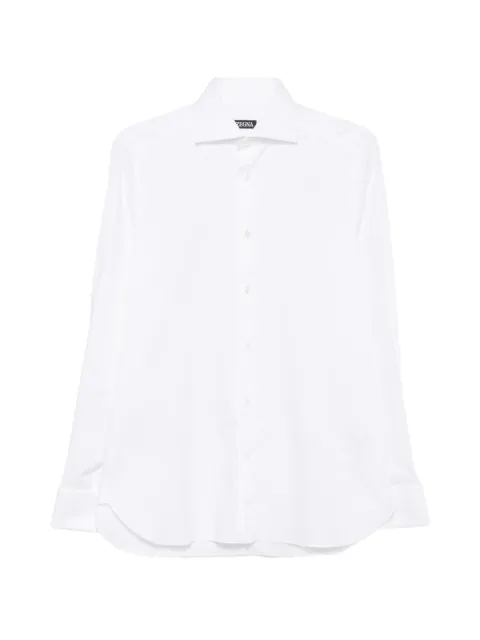 Zegna chemise à col italien