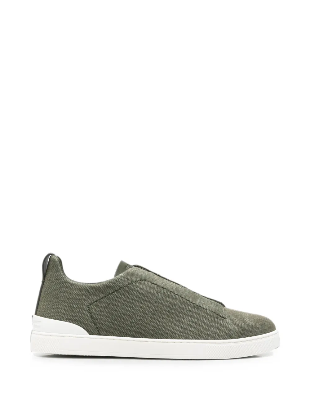 Zegna linen sneakers Groen