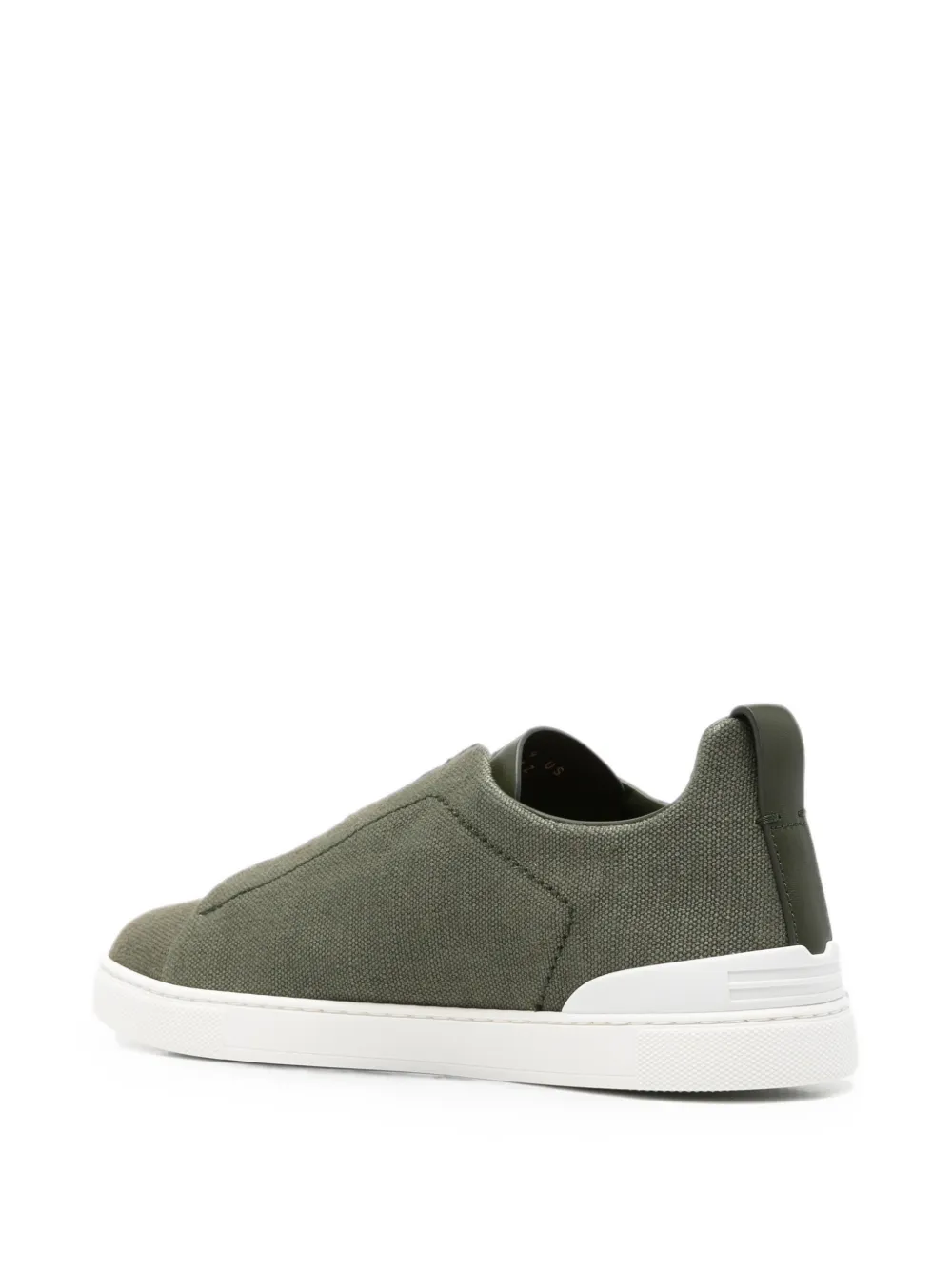 Zegna linen sneakers Groen