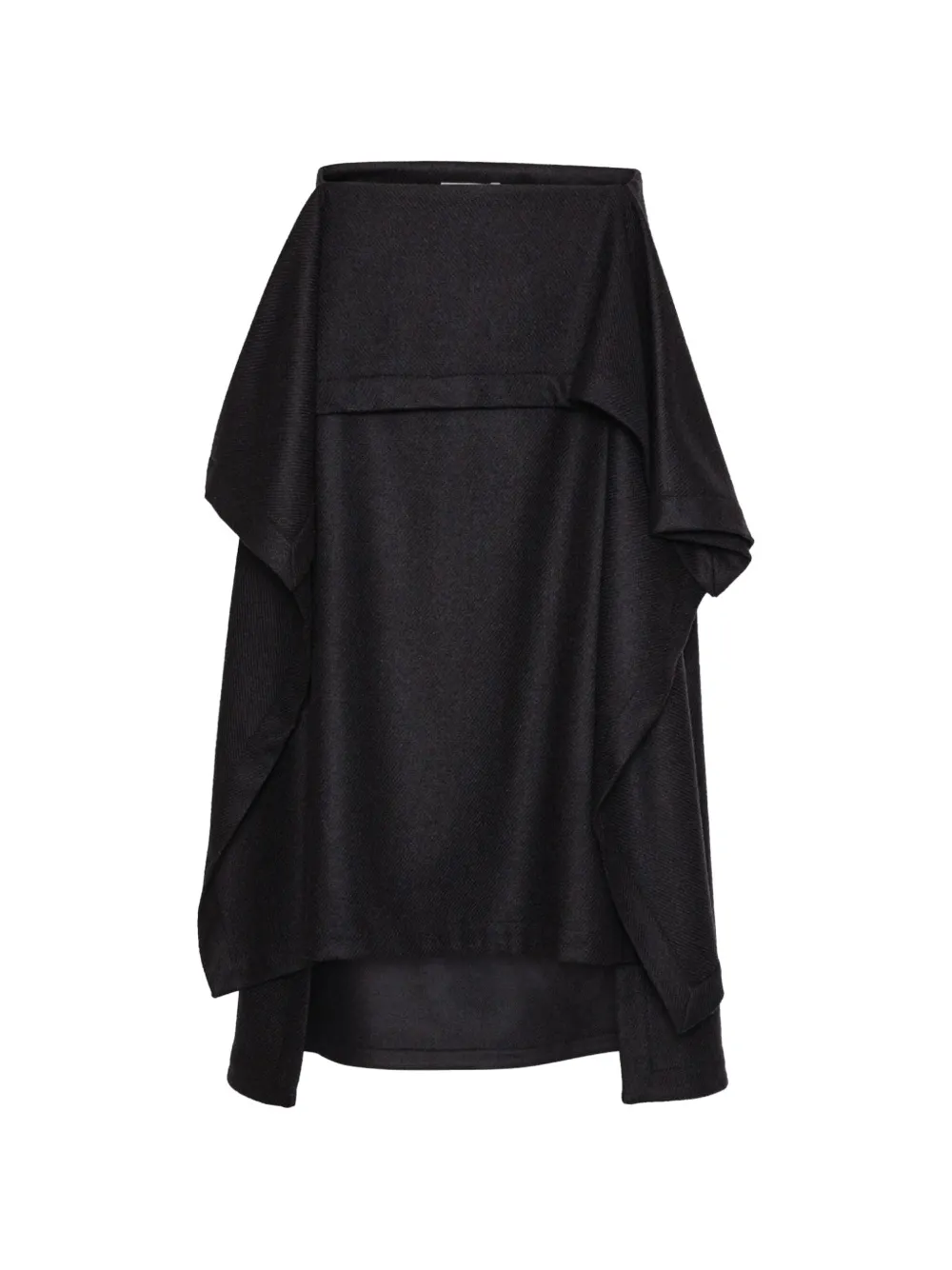 Henrik Vibskov Blanket midi skirt - Schwarz