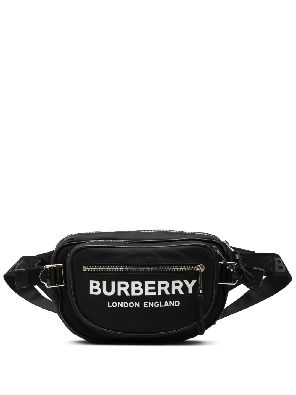 Burberry Pre-Owned Marsupio Logo Cannon in nylon 2018-2023 - Nero