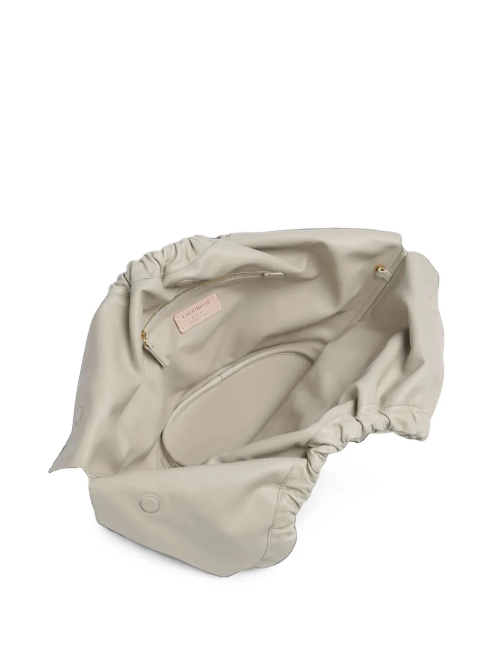 Coccinelle Shopper met ruches Groen
