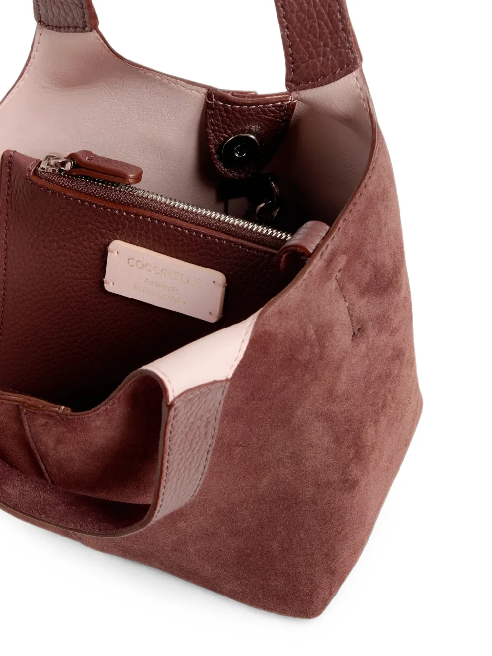 Coccinelle Kleine C-easy suède shopper Rood