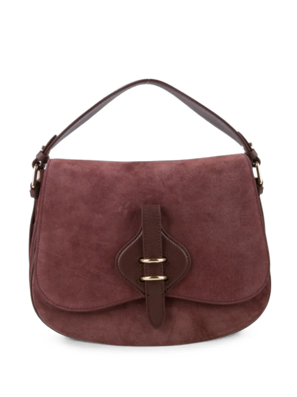 Coccinelle Mavery suede leather crossbody bag - Rosso