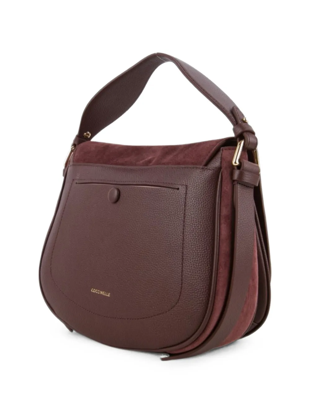 Coccinelle Mavery suède leren crossbodytas Rood