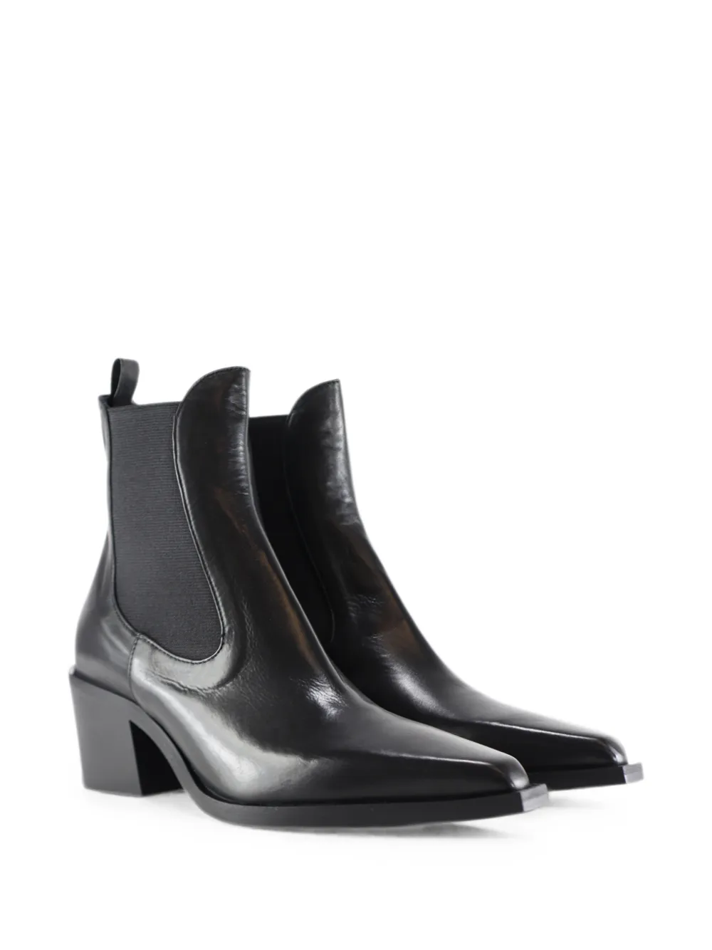 Notabene Luna pointed-toe boots Zwart