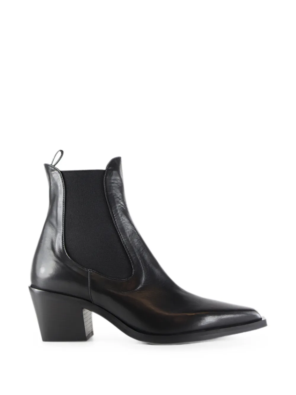 Notabene Luna pointed-toe boots Zwart