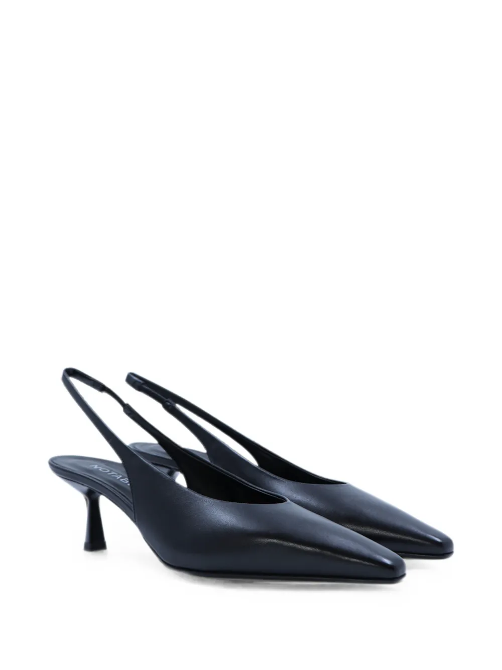 Notabene Emmely Low slingback pumps Zwart