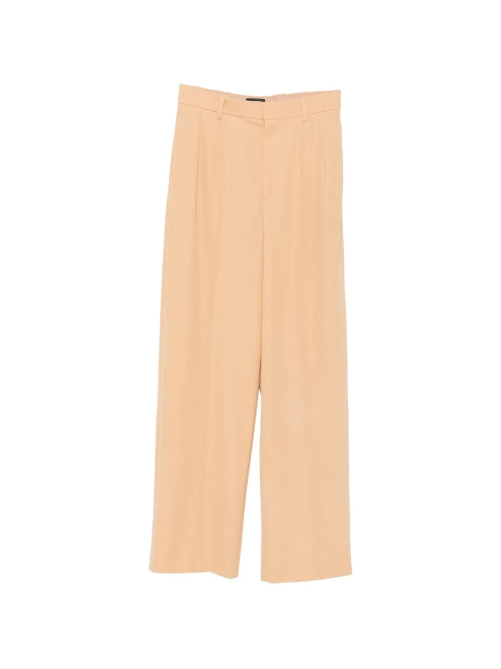 Wardrobe.nyc X Rhw Pleated Palazzo Pants In Brown