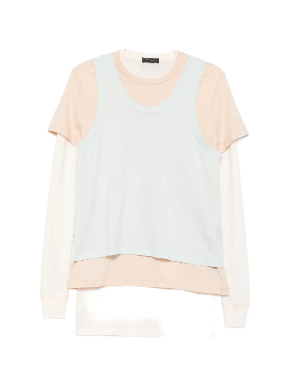 Wardrobe.nyc Layered Tee Mini In Multi