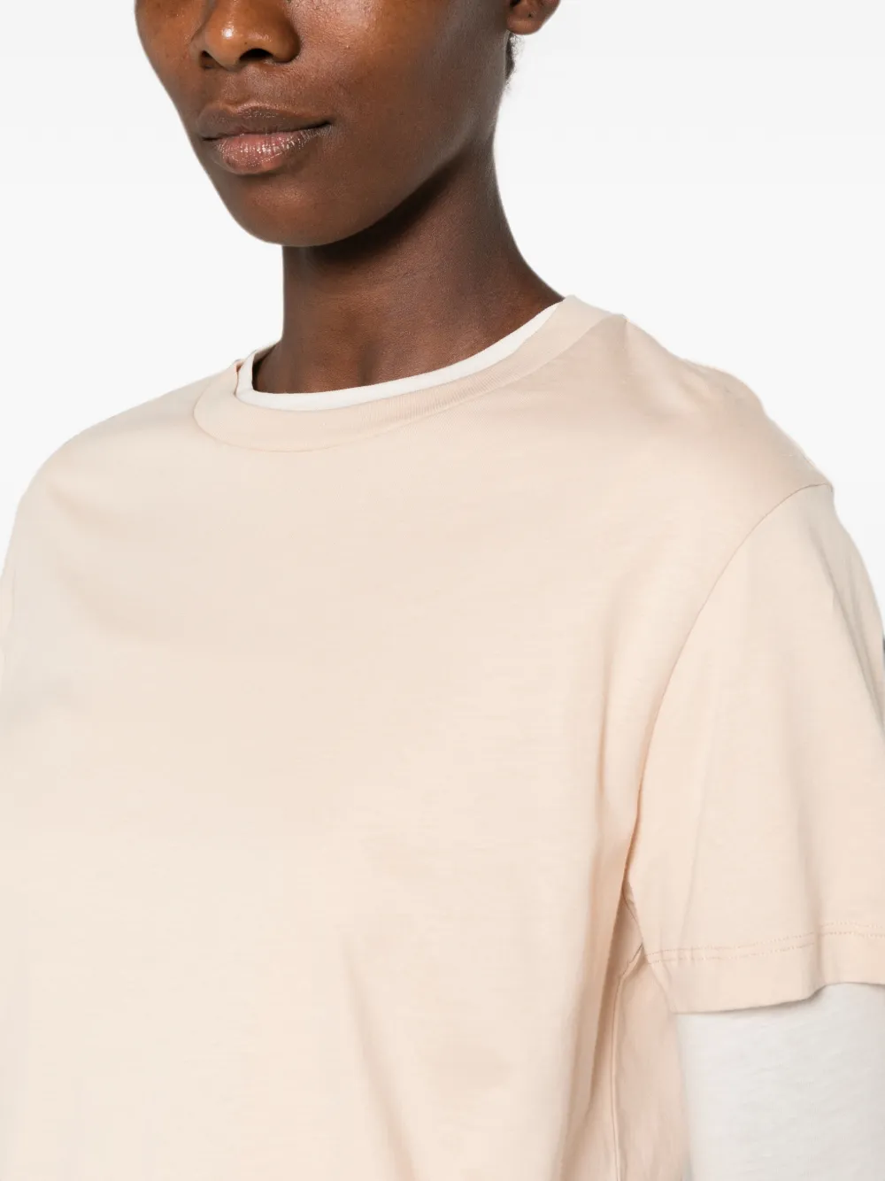 Wardrobe.nyc Layered Tee Mini In Multi