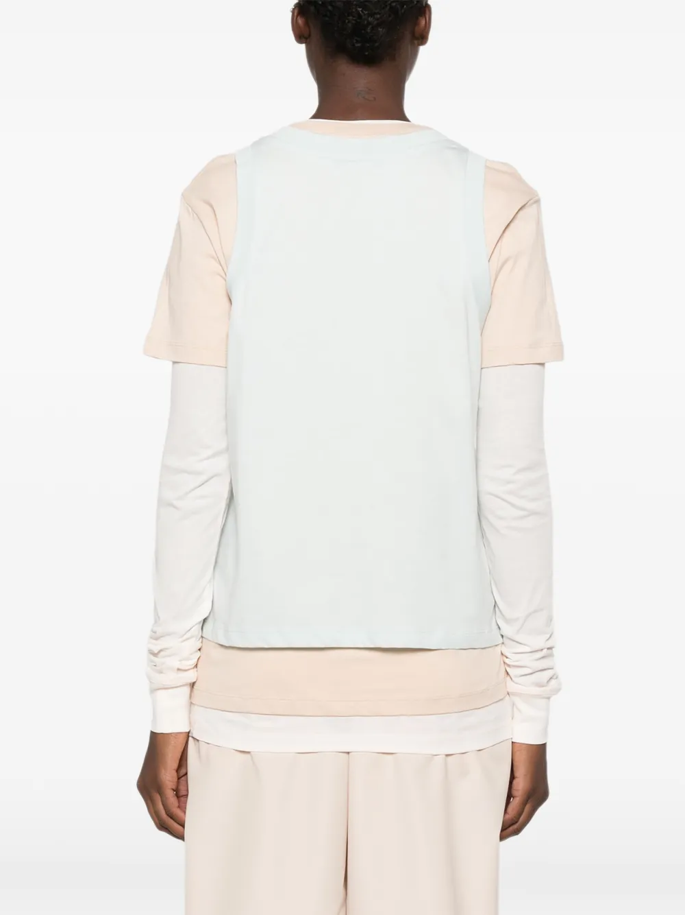 WARDROBE.NYC Gelaagd T-shirt Blauw