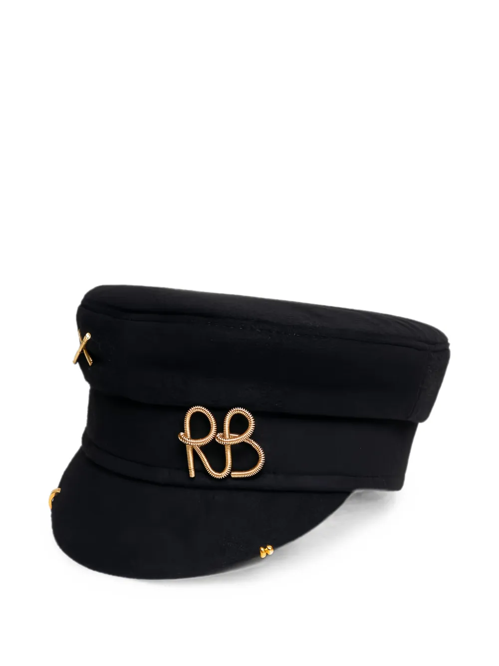 Ruslan Baginskiy Bakerboy pet met piercing-detail Zwart