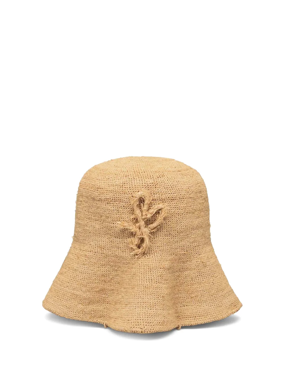 Ruslan Baginskiy The HatBag rieten schoudertas Beige