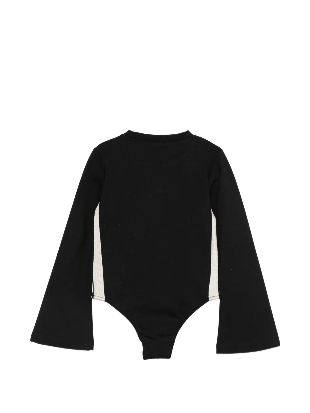 Palm Angels Kids logoprinten body met flared mouwen Zwart