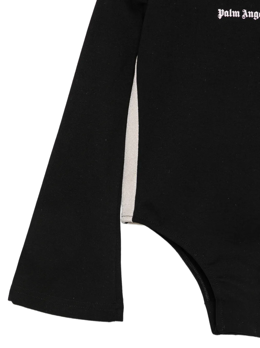 Palm Angels Kids logoprinten body met flared mouwen Zwart
