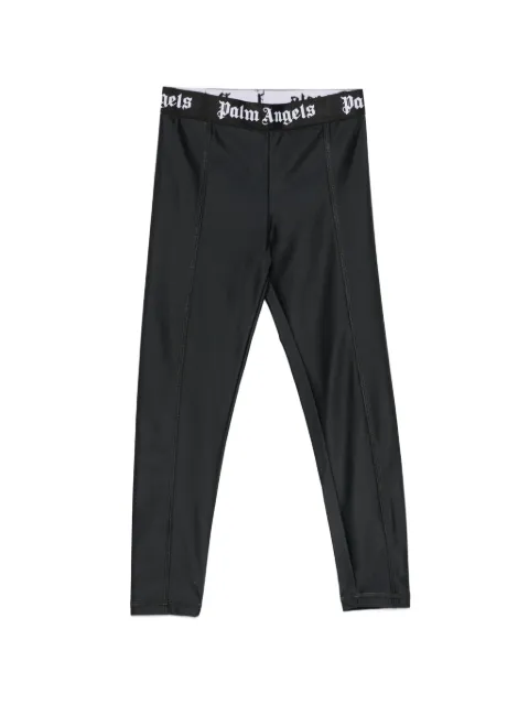Palm Angels Kids logo-waistband leggings
