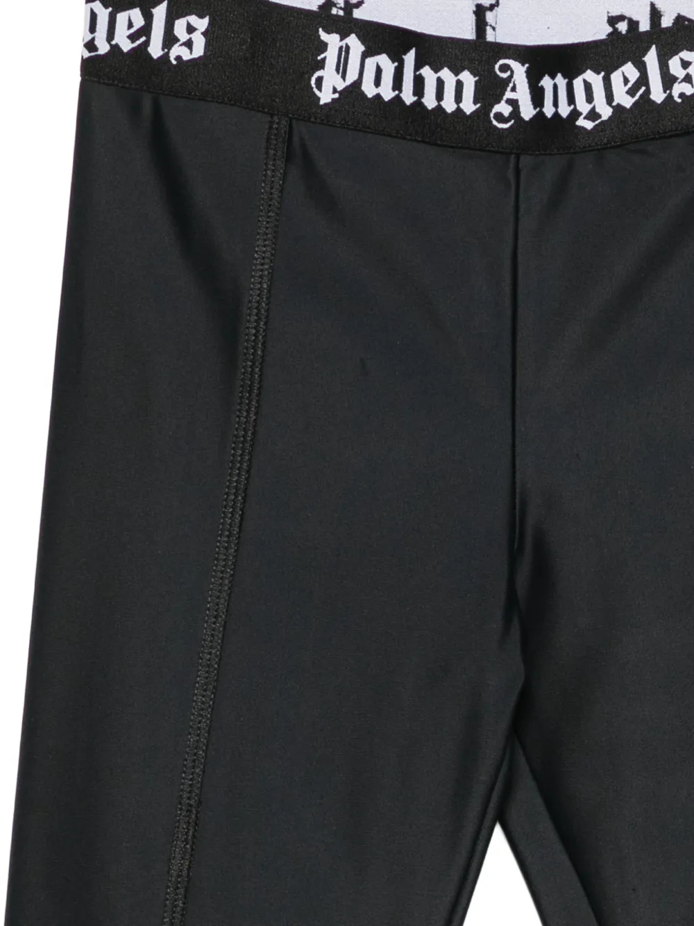 Palm Angels Kids Legging met logoband Zwart