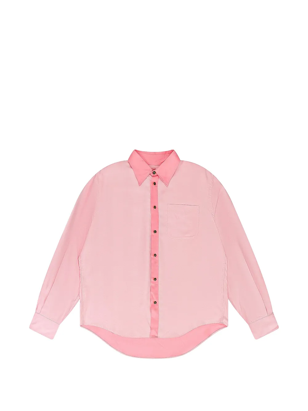 4sdesigns Button-down Long-sleeve Shirt In Pink