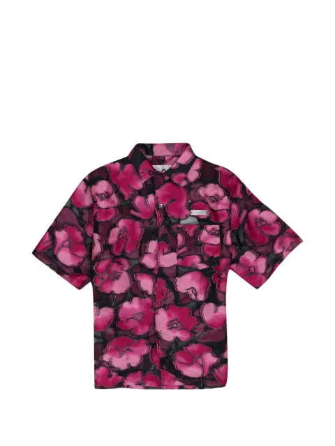 4SDESIGNS floral-print buttoned shirt