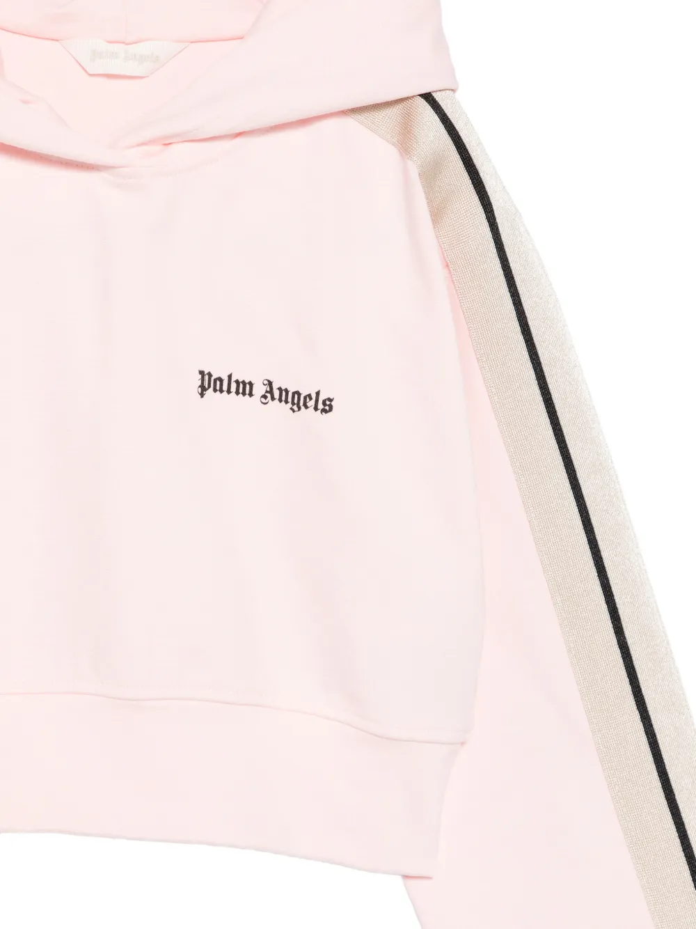 Palm Angels Kids Hoodie met logoprint Roze