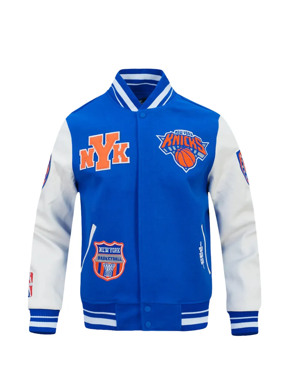 Pro Standard x New York Knicks Letterman varsity jacket - Blu