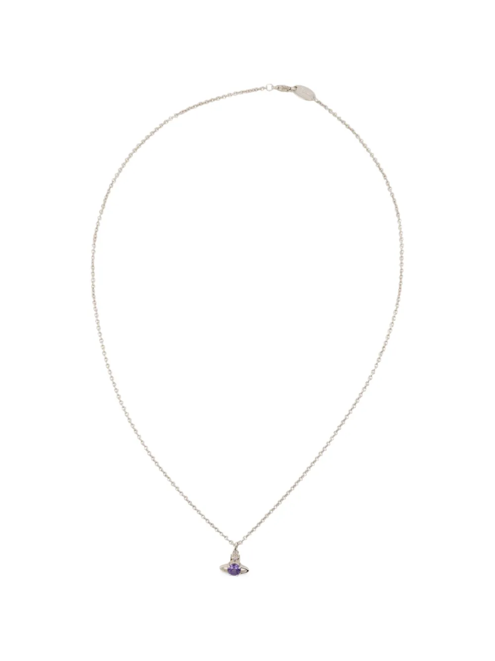 Vivienne Westwood Reina orb-pendant necklace - Silber