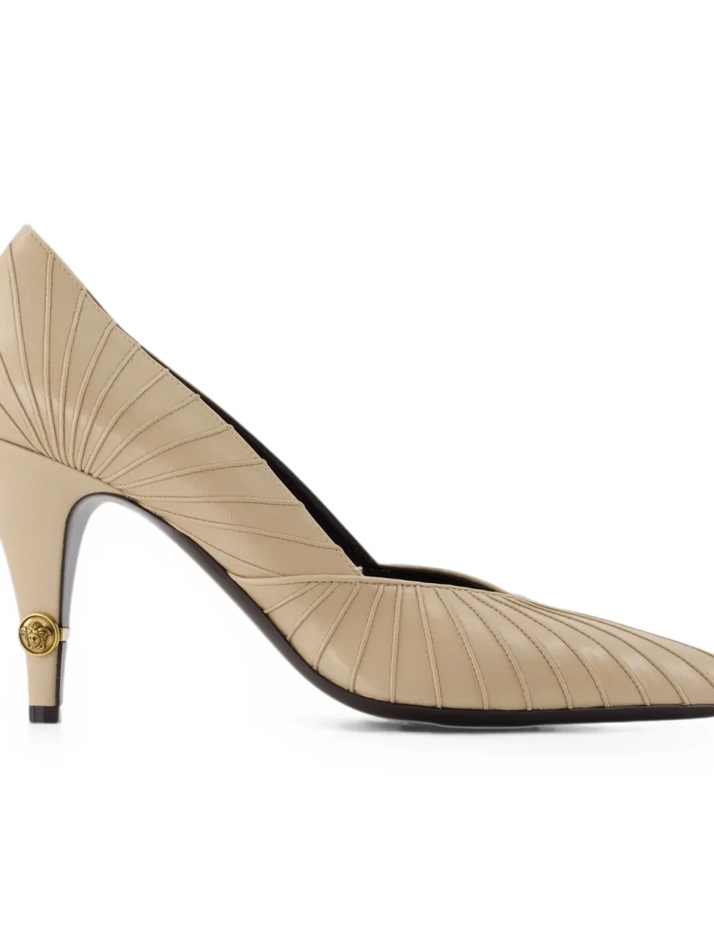 Versace Gianni Medusa '95 pleated pumps Beige