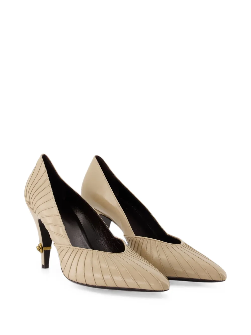 Versace Gianni Medusa '95 pleated pumps Beige