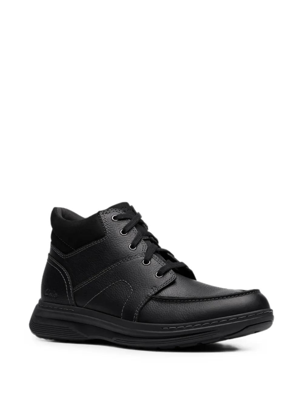 Clarks Originals Craftwell Mid leather boots Zwart