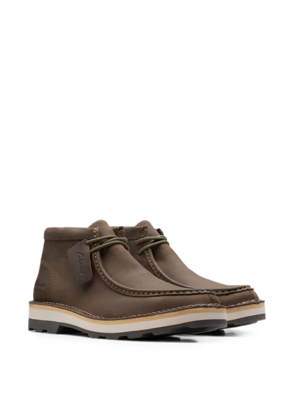 Clarks Originals Corston Wally waterproof boots Groen