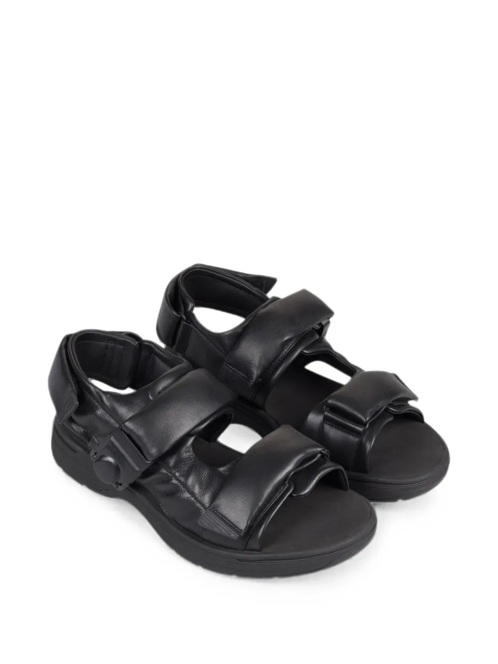 Clarks Originals Martine Rose leather sandals Zwart
