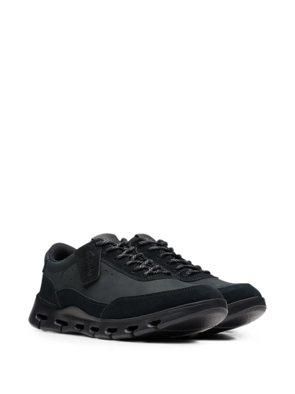 Clarks Originals Nature X One leren sneakers Zwart