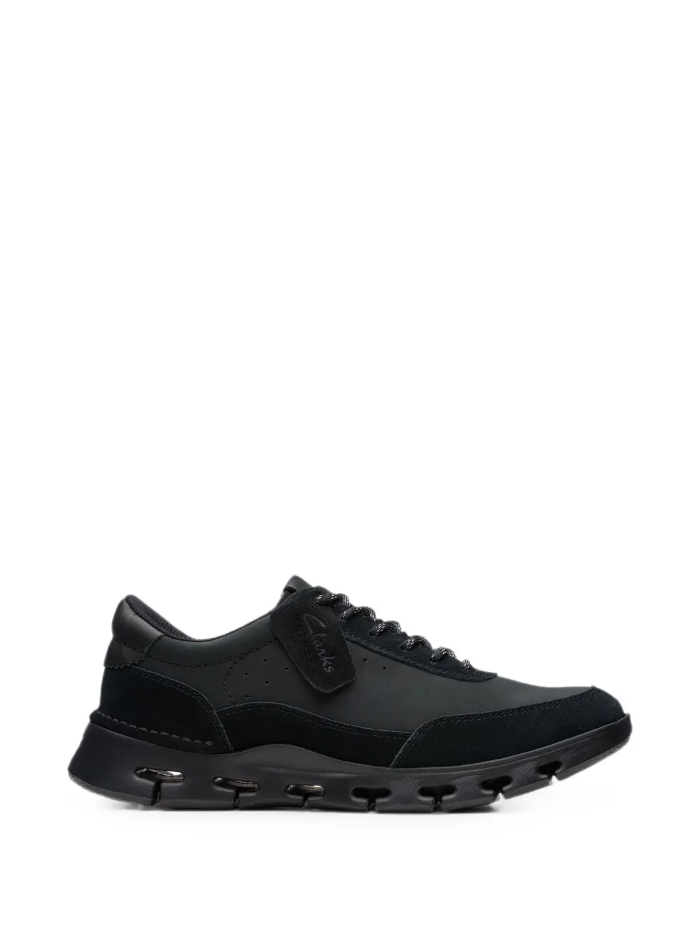 Clarks Originals Nature X One leren sneakers Zwart