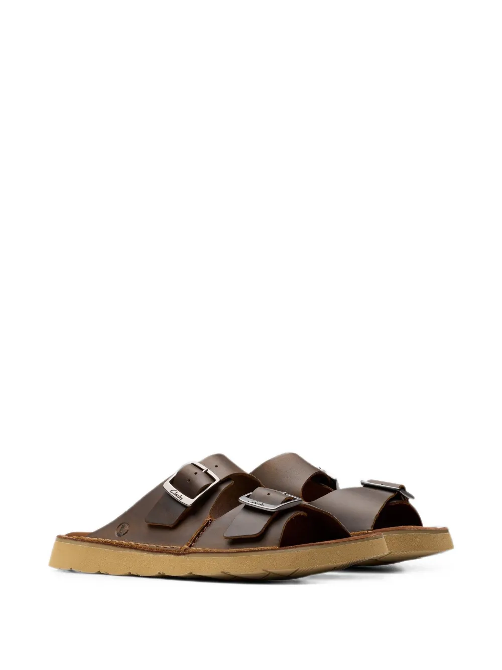 Clarks Originals Solsbury Strap leather sandals Bruin