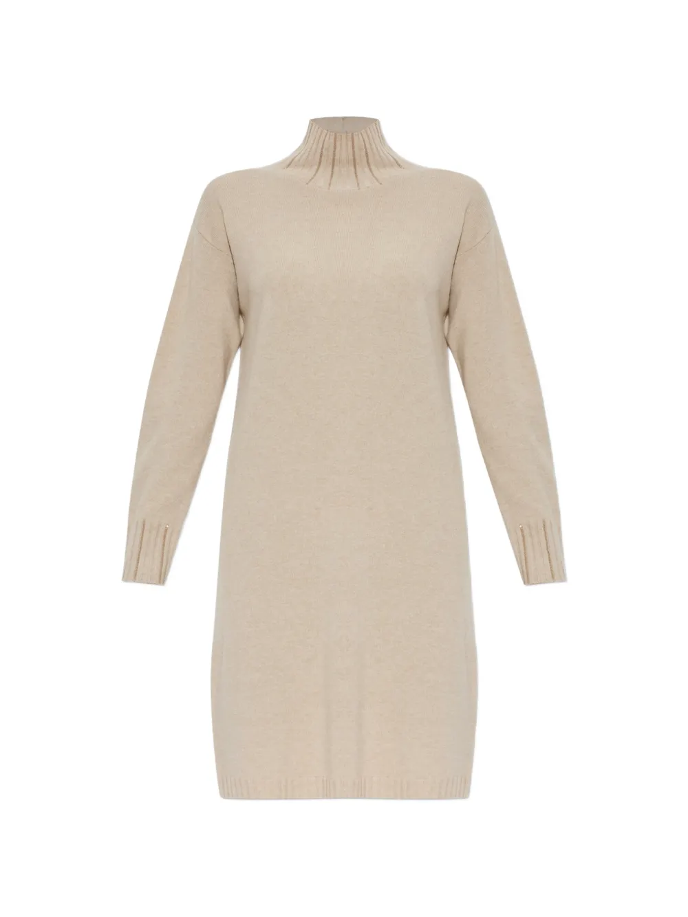 Fabiana Filippi sequin-embellished high-neck midi dress - Neutrals