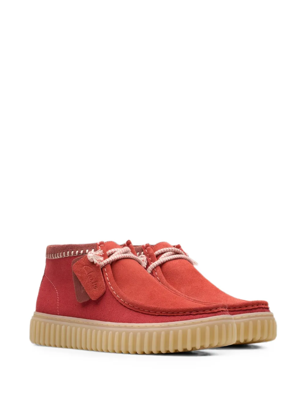 Clarks Originals Torhill Hi desert boots Rood