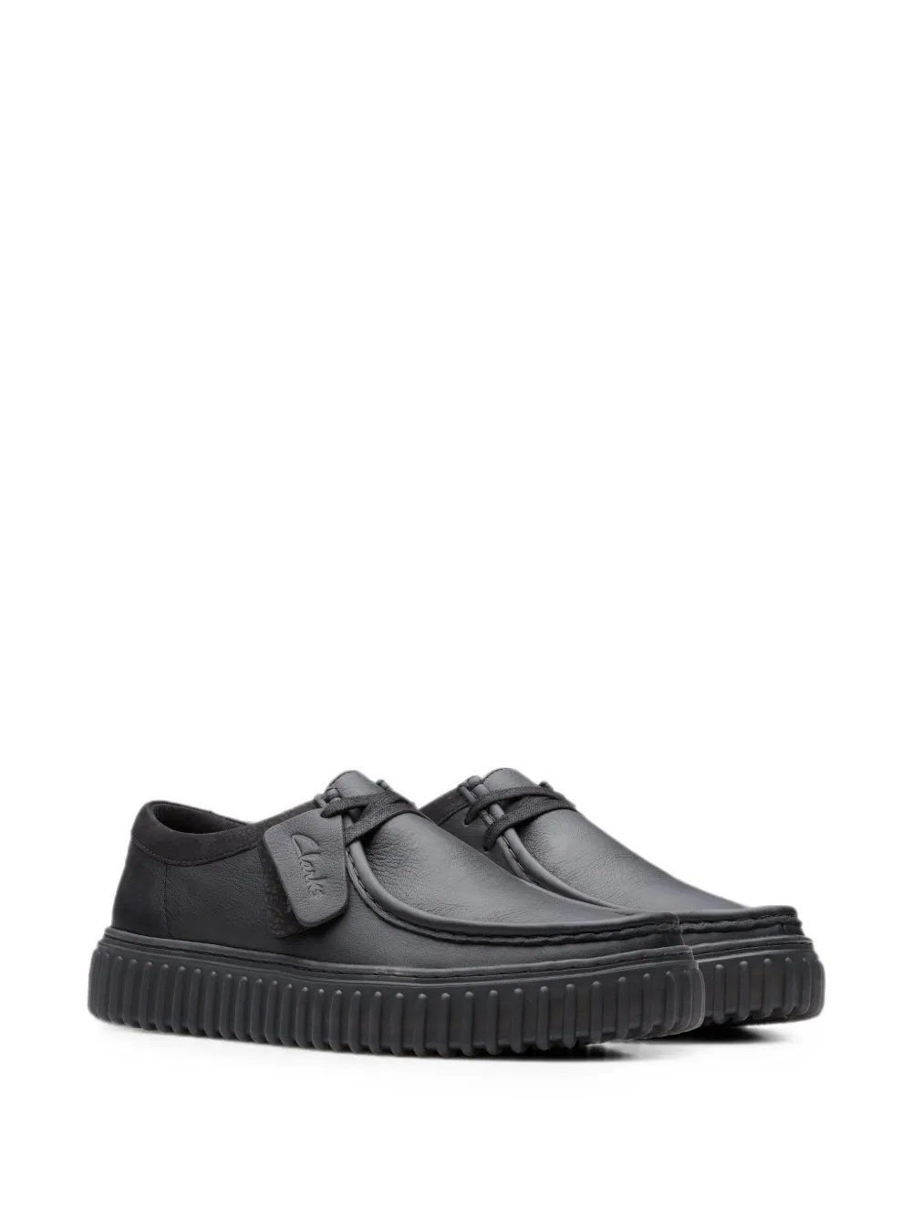 Clarks Originals Torhill Lo leather Derby shoes Zwart
