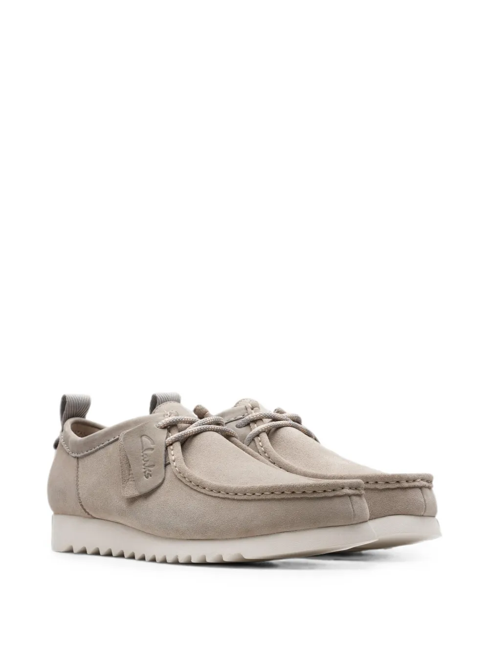 Clarks Originals Wallabee FTRE Lo suède derby schoenen Grijs