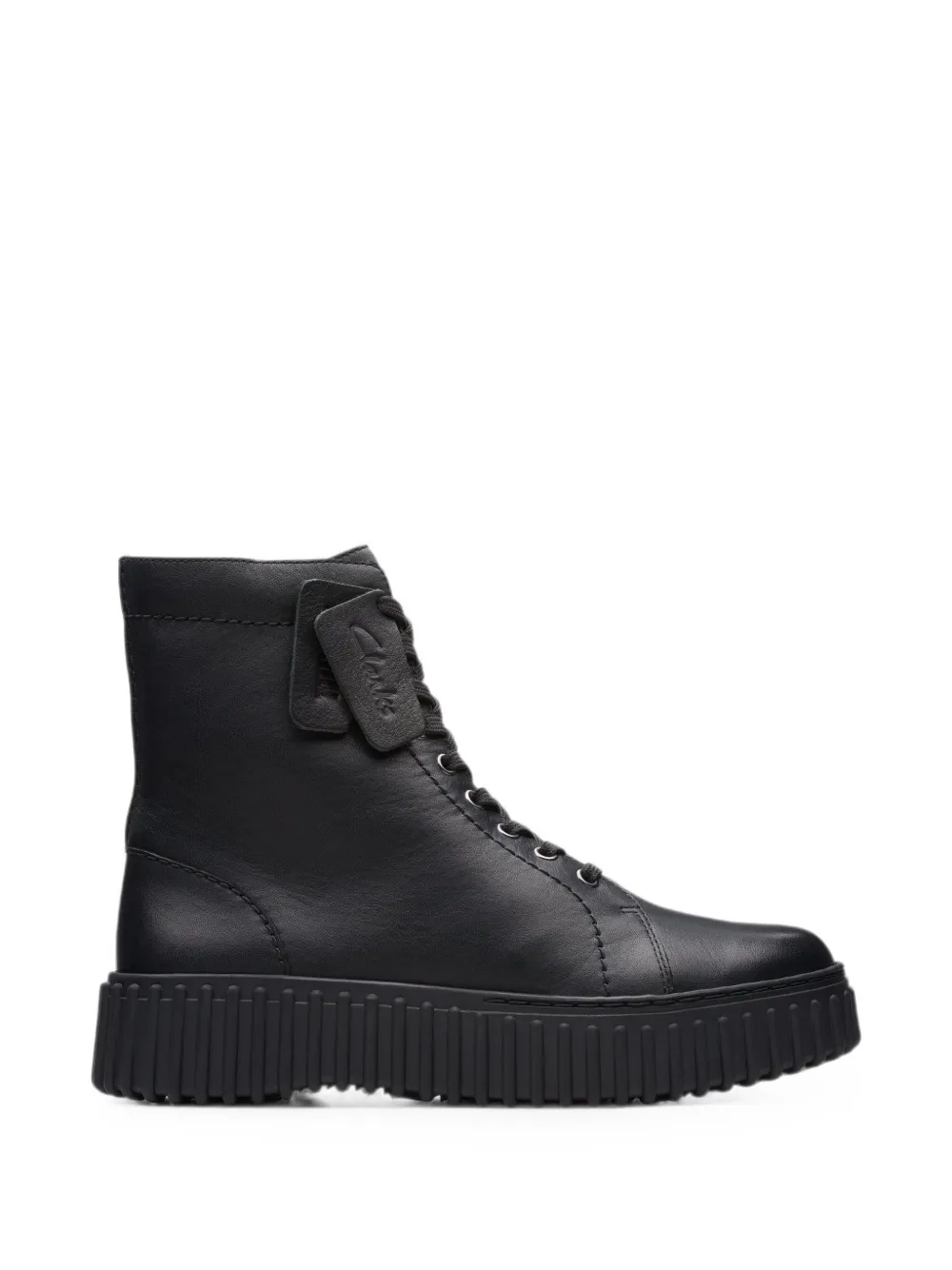 Clarks Originals Torhill Maple leren enkellaarzen Zwart
