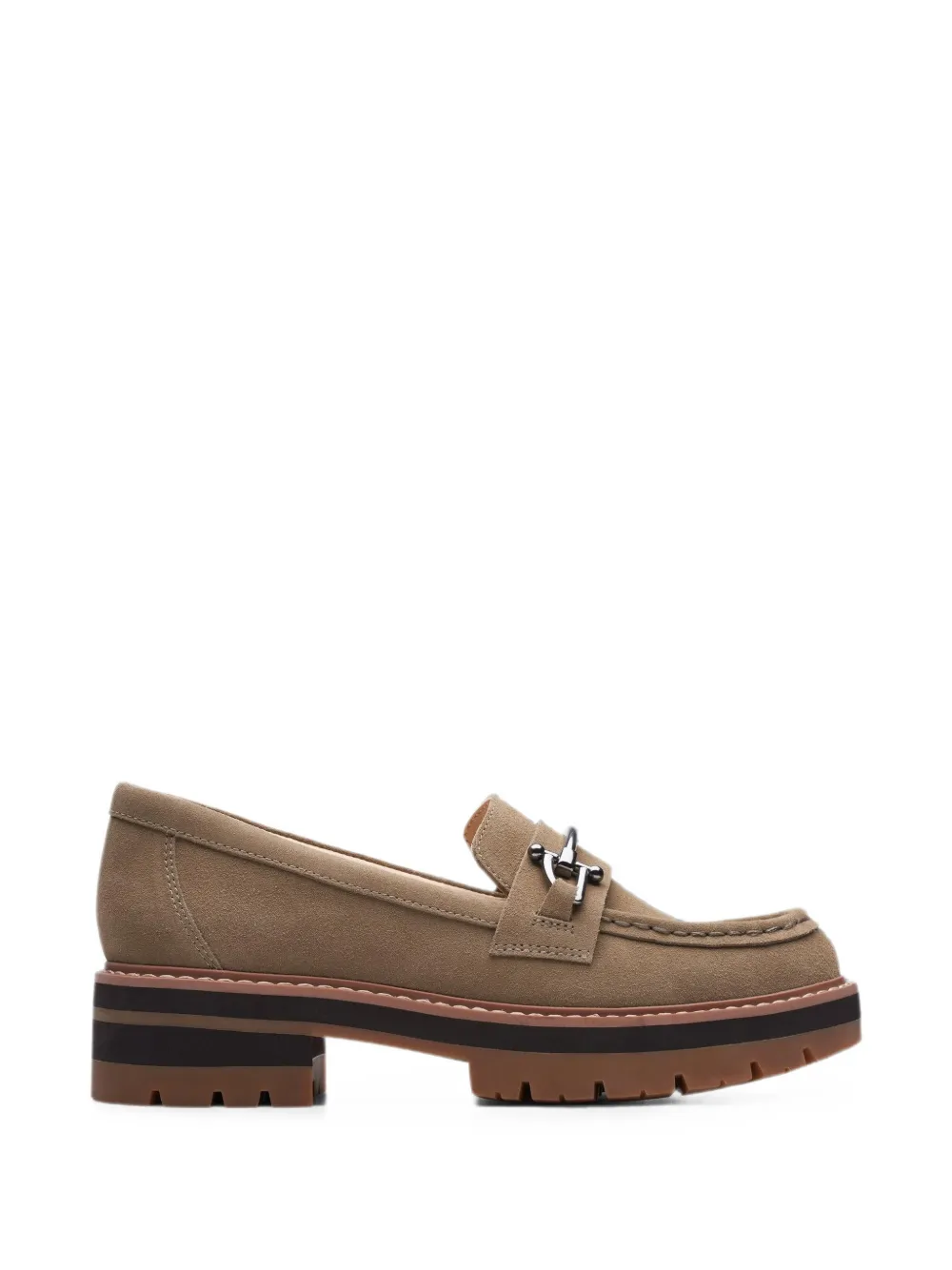 Clarks Originals Orianna Bit loafers met ronde neus Beige