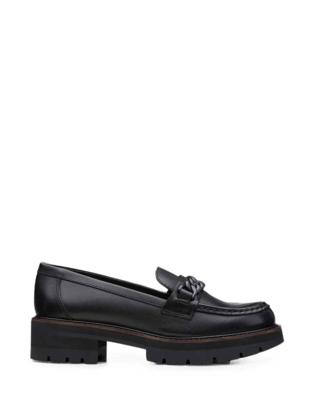 Clarks Originals Orianna Edge chain-link loafers Zwart