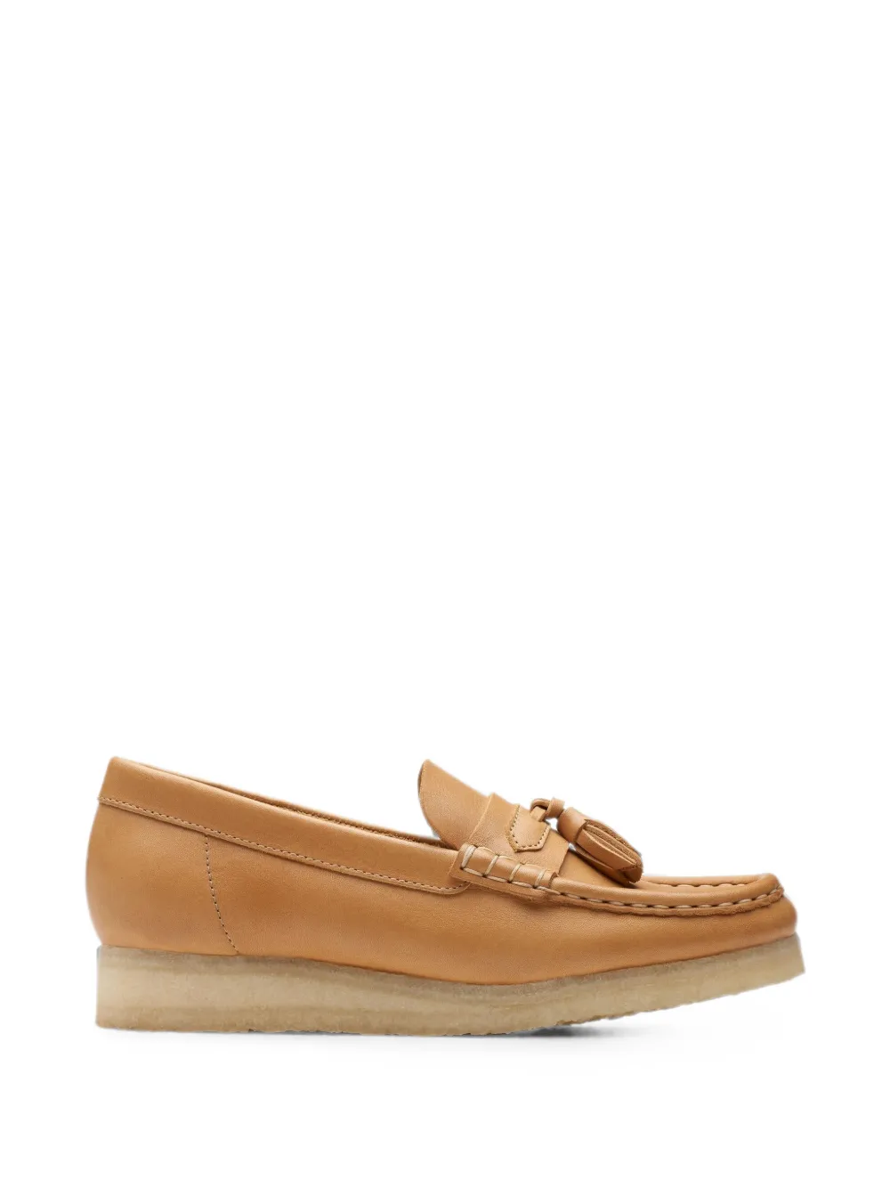 Clarks Originals Wallabee tassel-detail leather loafers - Marrone